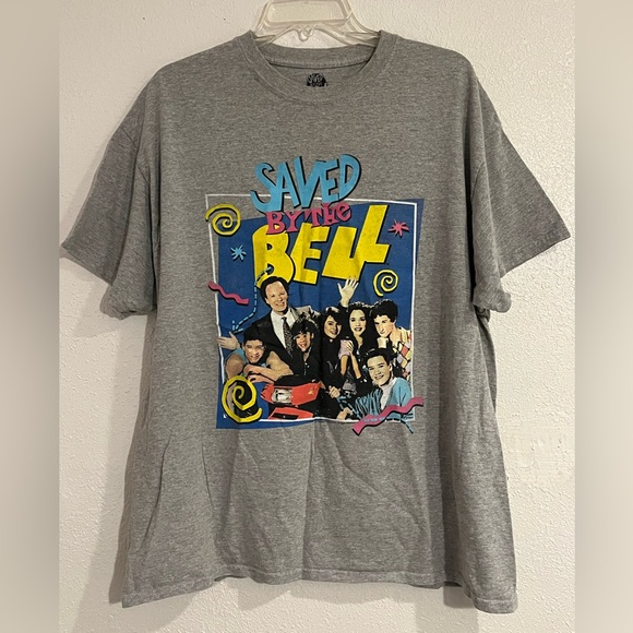Gray Saved by the Bell Graphic T-Shirt XL - Picture 1 of 4